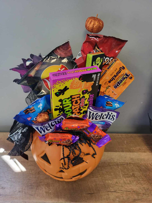 Halloween Treat Pumpkin Basket