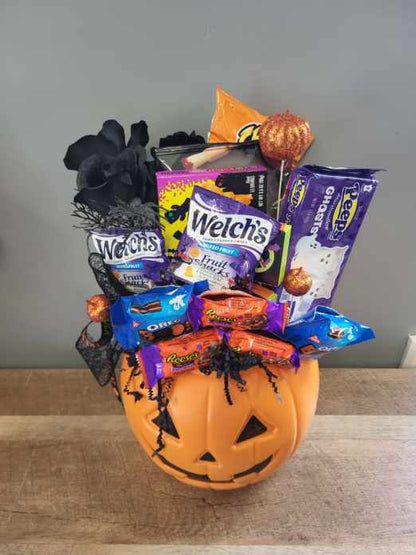 Halloween Treat Pumpkin Basket