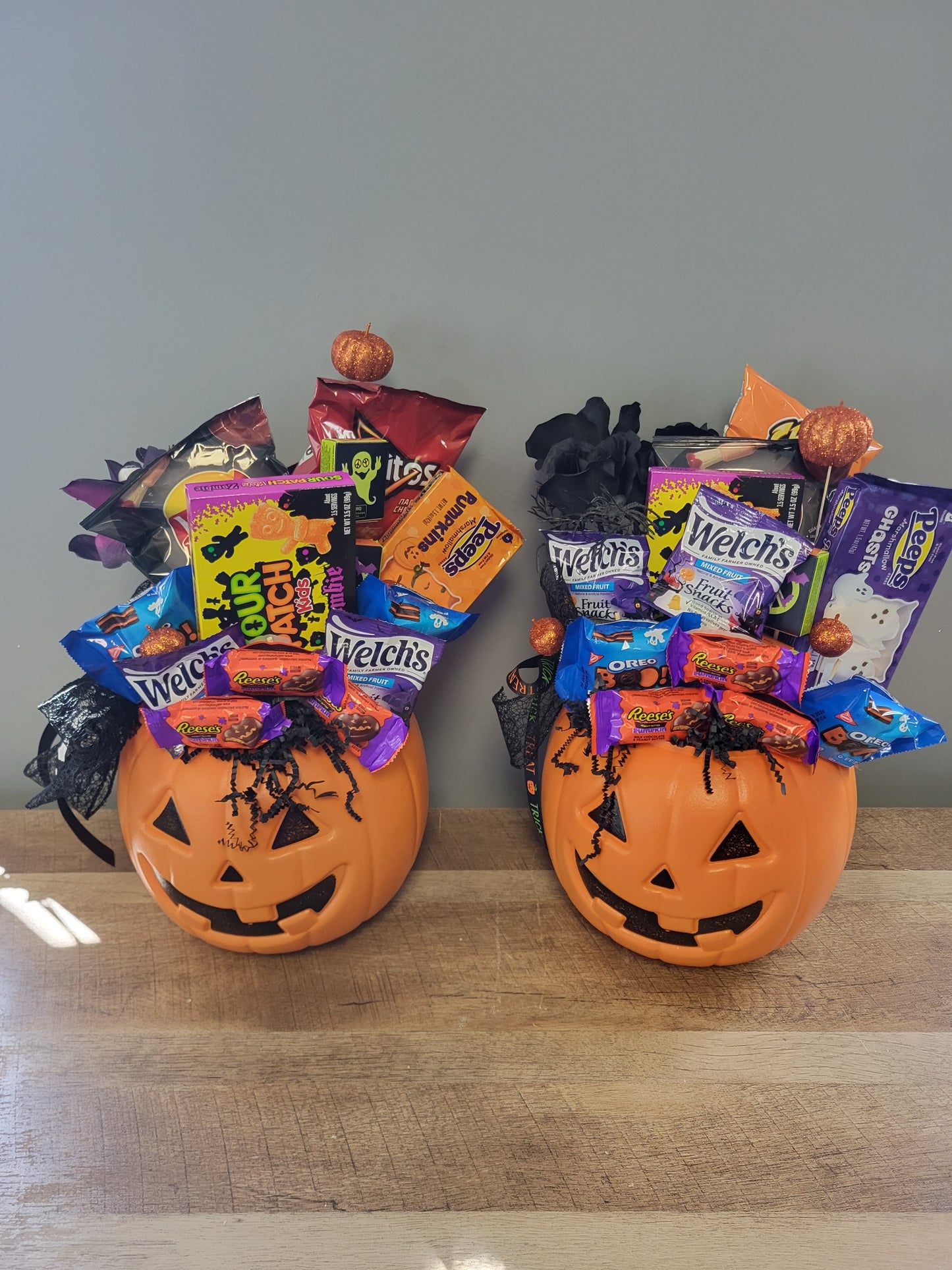 Halloween Treat Pumpkin Basket